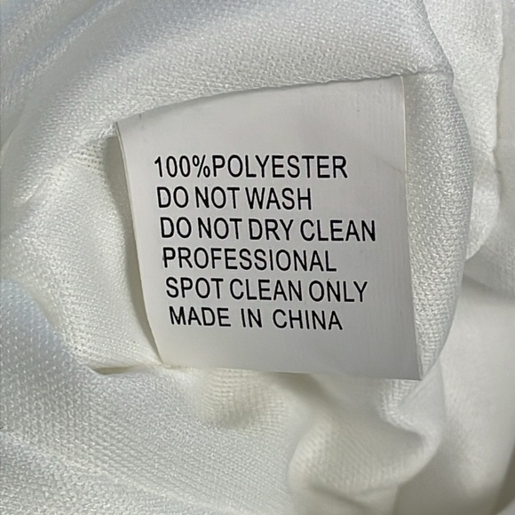 NWT Ieena Mac Duggal Beaded Cap Sleeve A Line Midi Dress White Bridal Sz 2 - Picture 13 of 13